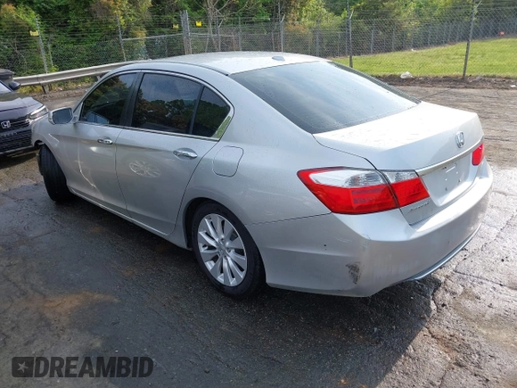 2013 Honda Accord Sdn EX-L with VIN 1HGCR2F85DA146312, listed as a IAAI auction lot 42077487 with 190,344 mi miles. Bid and sale history available at carsss.com. Image 3.