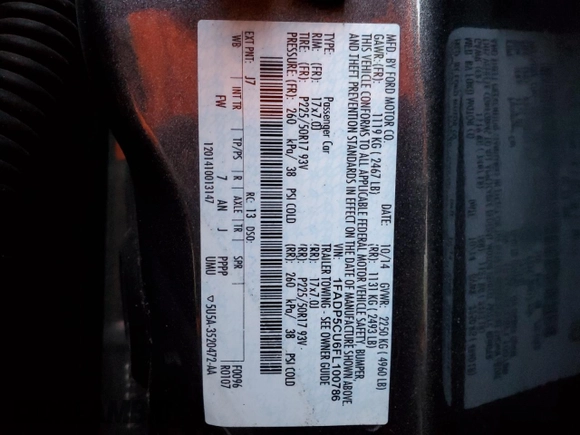 2015 Ford C-Max Energi SEL with VIN 1FADP5CU6FL100786, listed as a Copart auction lot 80991783 with 188,130 mi miles. Bid and sale history available at carsss.com. Image 12.