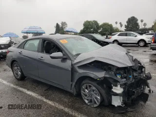2024 Hyundai Elantra SEL with VIN KMHLM4DG2RU750940, listed as a Copart auction lot 48067605 with 5,326 mi miles and Salvage Title. Bid and sale history available at carsss.com. Image 4.