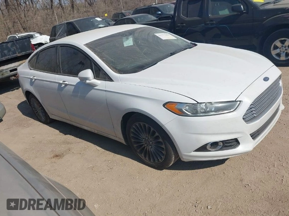 2015 Ford Fusion Titanium with VIN 3FA6P0K90FR282320, listed as a IAAI auction lot 41777384 with 154,204 mi miles. Bid and sale history available at carsss.com. Image 1.