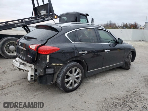 2014 Infiniti QX50 Journey with VIN JN1BJ0HP9EM210297, listed as a Copart auction lot 81917894 with 108,205 mi miles and Salvage Title. Bid and sale history available at carsss.com. Image 3.