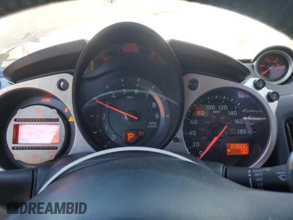 2011 Nissan 370Z Touring with VIN JN1AZ4EH9BM551400, listed as a Copart auction lot 87966905 with 83,886 mi miles and Salvage Title. Bid and sale history available at carsss.com. Image 9.