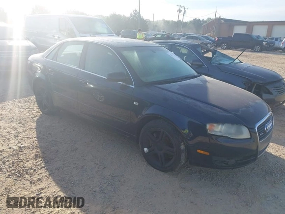 2006 Audi A4 2.0T with VIN WAUDF78E56A236913, listed as a IAAI auction lot 42074799 with 191,280 mi miles. Bid and sale history available at carsss.com. Image 1.