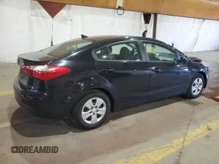 2016 Kia Forte LX with VIN KNAFK4A60G5501379, listed as a Copart auction lot 49219955 with 85,274 mi miles and Salvage Title. Bid and sale history available at carsss.com. Image 3.