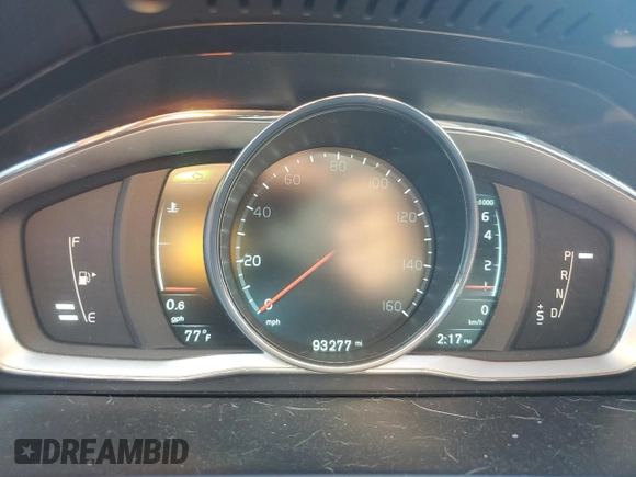 2015 Volvo V60 T5 Drive-E Premier with VIN YV140MEK8F1245614, listed as a Copart auction lot 81564504 with 93,277 mi miles and Salvage Title. Bid and sale history available at carsss.com. Image 9.