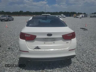 2015 Kia Optima LX with VIN KNAGM4A78F5645011, listed as a Copart auction lot 55041515 with 112,133 mi miles and Salvage Title. Bid and sale history available at DreamBid. Image 6.