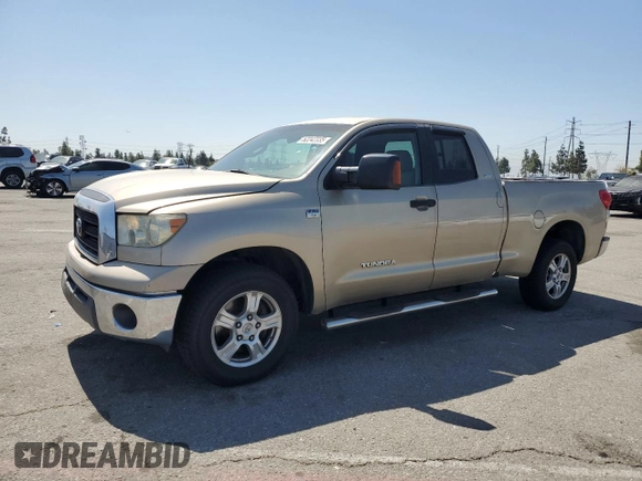 2007 Toyota Tundra SR5 with VIN 5TBRT54167S450458, listed as a Copart auction lot 52242335 with 179,283 mi miles and Salvage title. Bid and sale history available at DreamBid. Image 1.