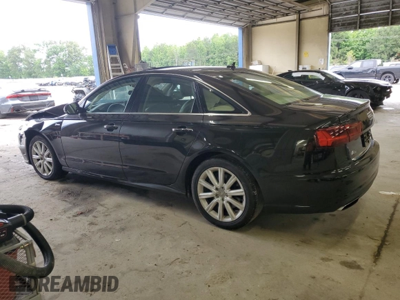 2016 Audi A6 Prestige with VIN WAUHGAFC7GN130843, listed as a Copart auction lot 58635415 with 94,489 mi miles and Salvage title. Bid and sale history available at DreamBid. Image 2.