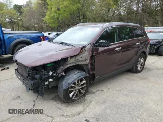 2016 Kia Sorento LX with VIN 5XYPGDA33GG114122, listed as a Copart auction lot 49948535 with 204,596 mi miles and Salvage Title. Bid and sale history available at carsss.com. Image 1.