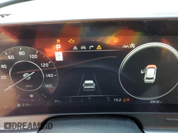 2024 Kia Sportage SX-Prestige with VIN 5XYK53DF7RG231284, listed as a Copart auction lot 86419024 with 2,910 mi miles and Salvage title. Bid and sale history available at DreamBid. Image 9.