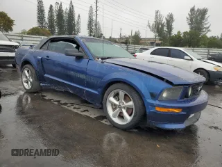 2007 Ford Mustang GT Deluxe with VIN 1ZVFT85H275365353, listed as a Copart auction lot 42509375 with 154,153 mi miles and Salvage Title. Bid and sale history available at DreamBid. Image 4.