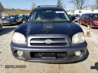 2006 Hyundai Santa Fe GLS with VIN KM8SC13D96U102107, listed as a Copart auction lot 55525594 with 198,741 mi miles and Salvage Title. Bid and sale history available at carsss.com. Image 5.