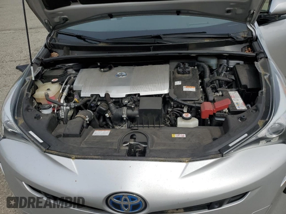 2017 Toyota Prius Two with VIN JTDKARFU2H3049392, listed as a Copart auction lot 55634485 with 32,405 mi miles and Salvage Title. Bid and sale history available at DreamBid. Image 12.