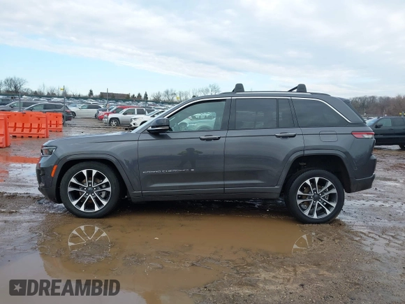 2022 Jeep Grand Cherokee Overland with VIN 1C4RJHDG1N8605700, listed as a IAAI auction lot 41475738 with 46,302 mi miles and . Bid and sale history available at DreamBid. Image 14.