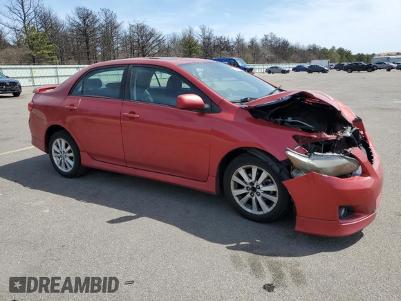2010 Toyota Corolla with VIN 2T1BU4EE2AC452483, listed as a Copart auction lot 53624035 with 135,375 mi miles and Salvage Title. Bid and sale history available at DreamBid. Image 4.