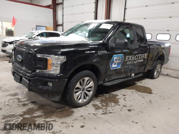 2018 Ford F-150 XL with VIN 1FTEX1EP8JFA84774, listed as a IAAI auction lot 41253538 with 178,457 mi miles and . Bid and sale history available at DreamBid. Image 2.