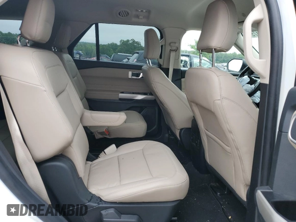 2022 Ford Explorer XLT with VIN 1FMSK8DH6NGB94206, listed as a Copart auction lot 58246175 with 70,498 mi miles and Salvage title. Bid and sale history available at DreamBid. Image 11.