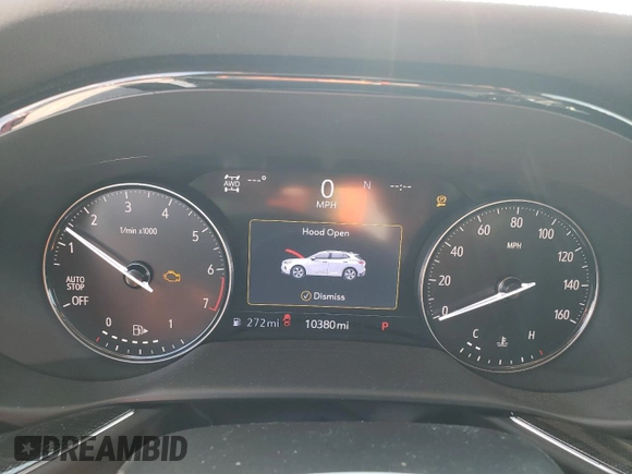 2023 Buick Envision Essence with VIN LRBFZPR4XPD183827, listed as a Copart auction lot 72161074 with 10,380 mi miles and Non Repairable. Bid and sale history available at DreamBid. Image 9.