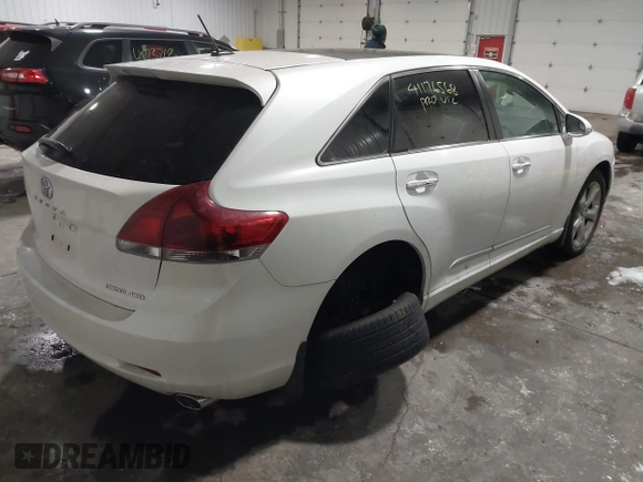 2013 Toyota Venza LE with VIN 4T3BK3BB9DU079804, listed as a IAAI auction lot 41176568 with 152,340 mi miles. Bid and sale history available at carsss.com. Image 4.