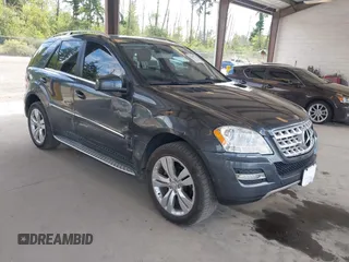 2011 Mercedes-Benz M 350 with VIN 4JGBB8GB5BA706091, listed as a IAAI auction lot 42597733 with 199,686 mi miles and . Bid and sale history available at DreamBid. Image 1.