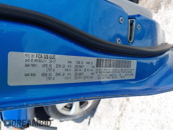 2018 Jeep Compass Latitude с VIN 3C4NJCBB4JT194846, выставлен на аукционе IAAI как лот 42578076 с пробегом 71 665 миль миль и . История ставок и продаж доступна на DreamBid. Изображение 9.