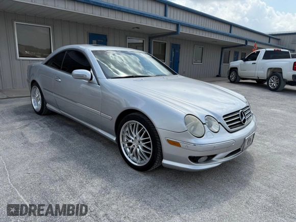 2002 Mercedes-Benz CL 500/600 с VIN WDBPJ75J02A022095, выставлен на аукционе Copart как лот 58608855 с пробегом 117 572 миль миль и Чистый • Clean title. История ставок и продаж доступна на DreamBid. Изображение 1.