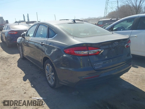 2020 Ford Fusion SE with VIN 3FA6P0H74LR207234, listed as a IAAI auction lot 41764169 with 94,518 mi miles. Bid and sale history available at carsss.com. Image 3.