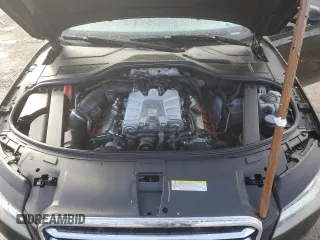 2013 Audi A8 3.0L with VIN WAUAGAFDXDN000657, listed as a Copart auction lot 42992755 with 154,426 mi miles and Salvage title. Bid and sale history available at DreamBid. Image 12.