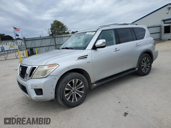 2017 Nissan Armada SL with VIN JN8AY2ND6H9007843, listed as a Copart auction lot 45537635 with 145,579 mi miles and Clean Title. Bid and sale history available at carsss.com. Image 1.