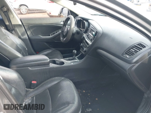 2014 Kia Optima SX Turbo with VIN 5XXGR4A63EG291596, listed as a IAAI auction lot 41385491 with 265,017 mi miles and . Bid and sale history available at DreamBid. Image 5.