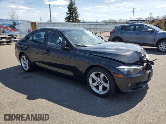2014 BMW 3 Series 328i xDrive with VIN WBA3B3C58EJ977546, listed as a Copart auction lot 53090185 with 134,823 mi miles and Salvage Title. Bid and sale history available at DreamBid. Image 4.