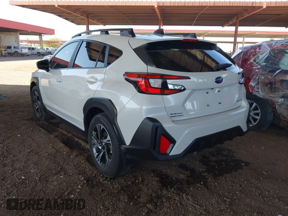 2024 Subaru Crosstrek Premium with VIN JF2GUADC8RH371288, listed as a IAAI auction lot 41978765 with 11,199 mi miles and . Bid and sale history available at DreamBid. Image 3.