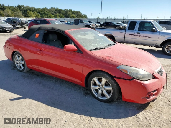 2008 Toyota Solara SE with VIN 4T1FA38P08U140804, listed as a Copart auction lot 76177634 with Not Provided miles and Non Repairable. Bid and sale history available at DreamBid. Image 4.