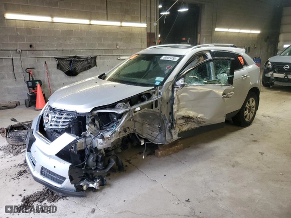 2015 Cadillac SRX Luxury Collection with VIN 3GYFNEE37FS579365, listed as a Copart auction lot 49803455 with 0 mi miles and Salvage Title. Bid and sale history available at carsss.com. Image 1.