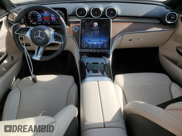 2023 Mercedes-Benz C 300 with VIN W1KAF4HBXPR151617, listed as a Copart auction lot 47285225 with 32,952 mi miles and Salvage Title. Bid and sale history available at DreamBid. Image 8.