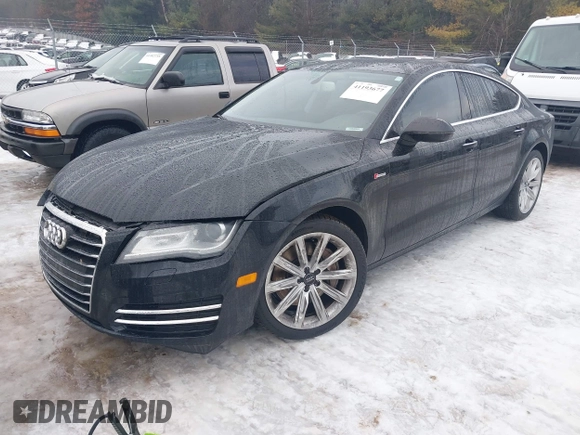 2013 Audi A7 Premium Plus with VIN WAUYGAFC1DN008541, listed as a IAAI auction lot 41193677 with 110,092 mi miles and . Bid and sale history available at DreamBid. Image 17.