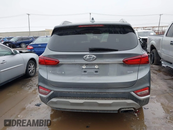 2020 Hyundai Santa Fe SEL with VIN 5NMS3CAD1LH157043, listed as a IAAI auction lot 41706684 with 55,674 mi miles. Bid and sale history available at carsss.com. Image 16.
