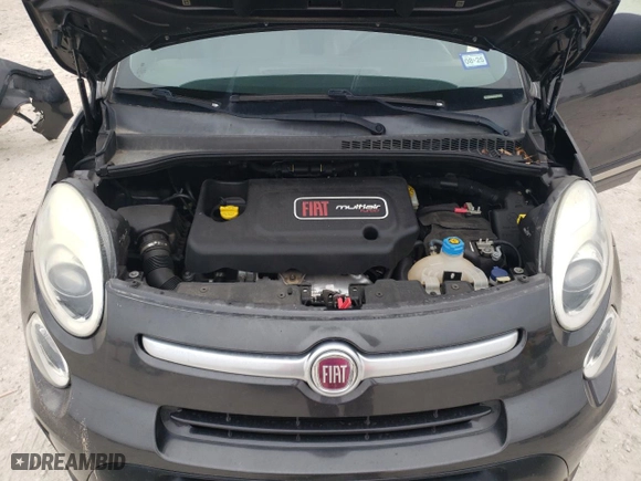 2017 FIAT 500L Trekking with VIN ZFBCFADH1HZ039756, listed as a Copart auction lot 46521485 with 42,395 mi miles and Salvage Title. Bid and sale history available at carsss.com. Image 12.