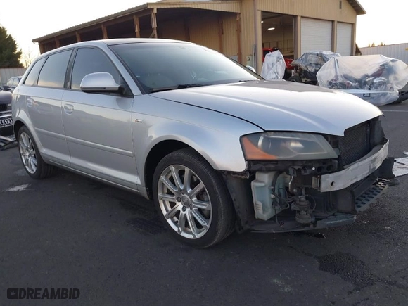 2009 Audi A3 S-Line with VIN WAUKD78P39A048622, listed as a IAAI auction lot 41391863 with 197,648 mi miles. Bid and sale history available at carsss.com. Image 1.