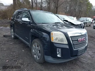 2011 GMC Terrain SLT-2 with VIN 2CTFLXE57B6356393, listed as a IAAI auction lot 41749404 with 124,586 mi miles. Bid and sale history available at carsss.com. Image 1.