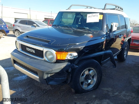 2008 Toyota FJ Cruiser with VIN JTEBU11F58K018771, listed as a IAAI auction lot 41279974 with 249,384 mi miles. Bid and sale history available at carsss.com. Image 17.