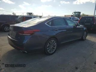 2015 Hyundai Genesis 3.8L with VIN KMHGN4JEXFU086299, listed as a Copart auction lot 54777294 with 78,548 mi miles and Salvage Title. Bid and sale history available at carsss.com. Image 3.