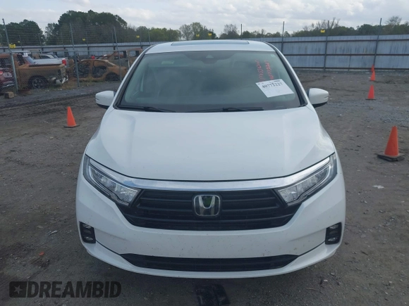 2022 Honda Odyssey EX-L with VIN 5FNRL6H77NB032262, listed as a IAAI auction lot 40772227 with 35,053 mi miles and . Bid and sale history available at DreamBid. Image 12.