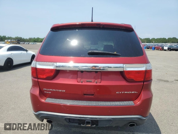 2011 Dodge Durango Citadel with VIN 1D4SE5GT7BC651654, listed as a Copart auction lot 62149805 with 171,303 mi miles and Clean title. Bid and sale history available at DreamBid. Image 6.
