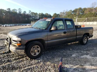 1999 Chevrolet Silverado 1500 LS with VIN 2GCEC19WXX1241346, listed as a Copart auction lot 85291044 with 0 mi miles and Salvage Title. Bid and sale history available at carsss.com. Image 1.