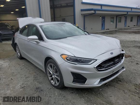2019 Ford Fusion SEL with VIN 3FA6P0CD7KR139488, listed as a Copart auction lot 44620805 with 98,038 mi miles and Salvage Title. Bid and sale history available at carsss.com. Image 4.