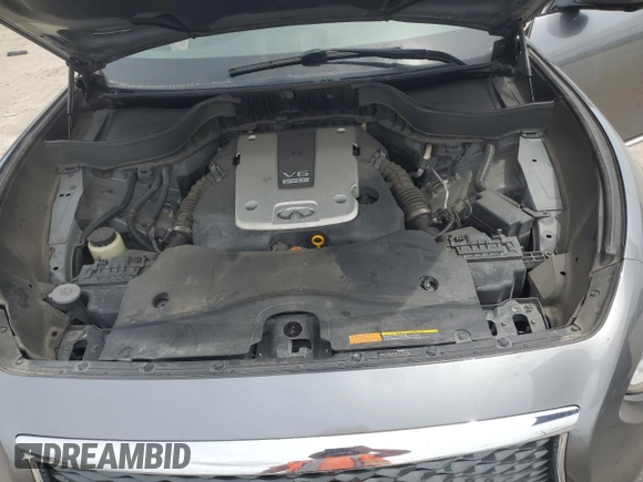 2017 Infiniti QX70 with VIN JN8CS1MU0HM141234, listed as a Copart auction lot 56102205 with 154,546 mi miles and Salvage title. Bid and sale history available at DreamBid. Image 12.