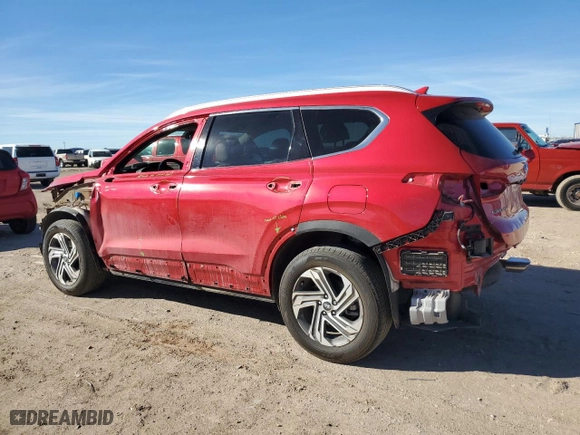 2023 Hyundai Santa Fe SEL with VIN 5NMS34AJ4PH596481, listed as a Copart auction lot 43312605 with 18,037 mi miles and Salvage Title. Bid and sale history available at carsss.com. Image 2.