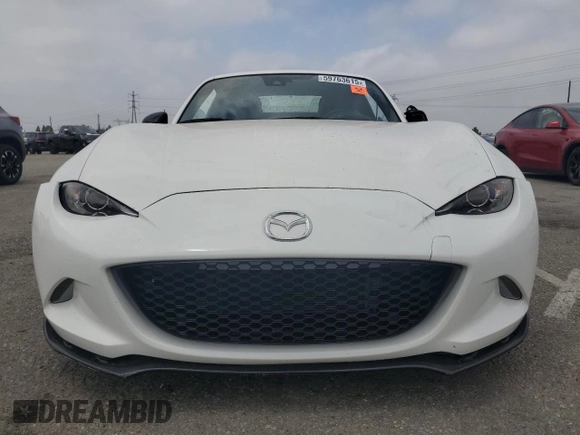 2020 Mazda MX-5 Miata Club with VIN JM1NDAL75L0417028, listed as a Copart auction lot 59763615 with Not provided miles and Salvage title. Bid and sale history available at DreamBid. Image 5.