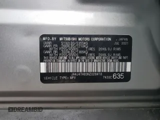 2022 Mitsubishi Outlander ES with VIN JA4J4TA83NZ028418, listed as a Copart auction lot 44487655 with 33,117 mi miles and Salvage Title. Bid and sale history available at carsss.com. Image 14.